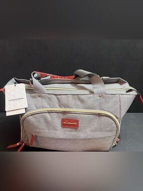 LOVEVOOK Grey Breast Pump Bag w/Accessories